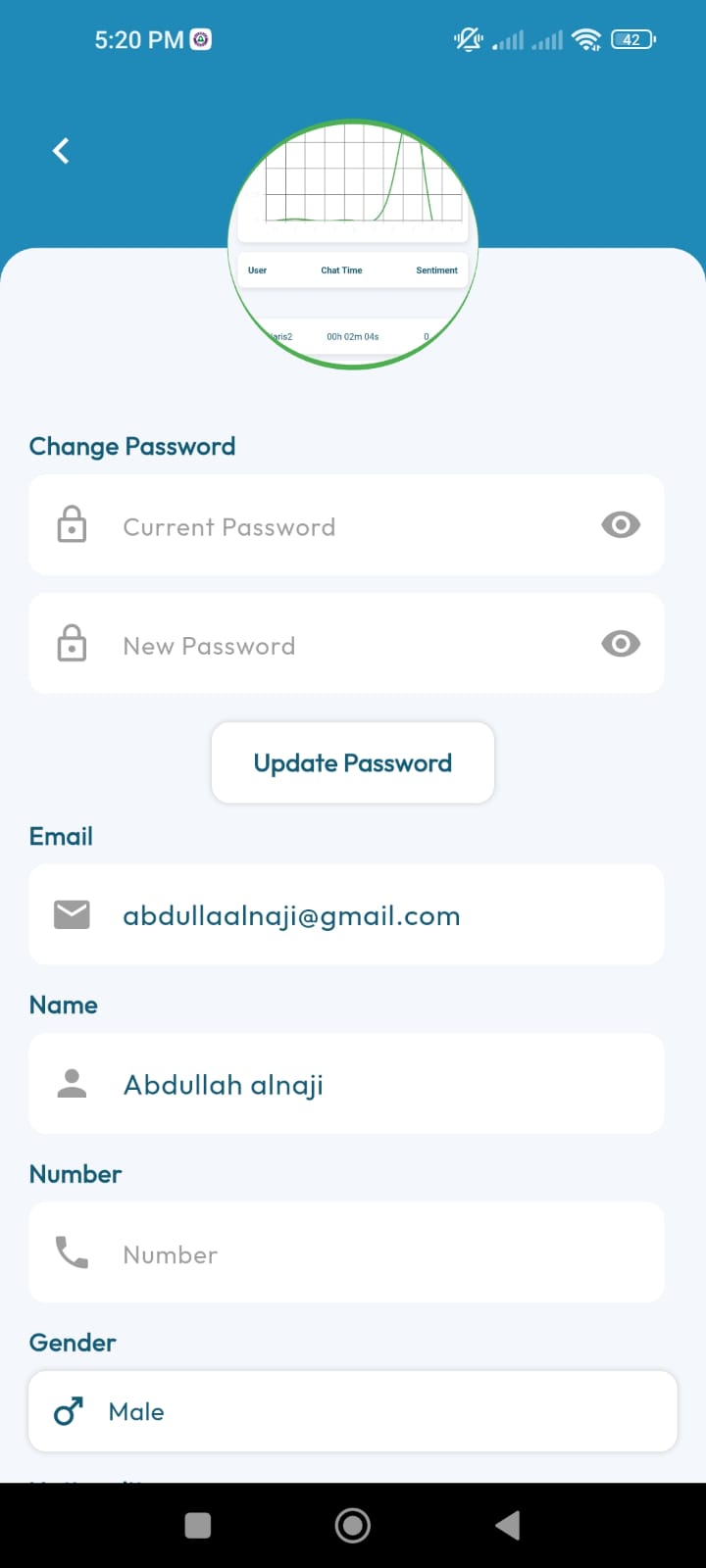 RateOp mobile app screen 33